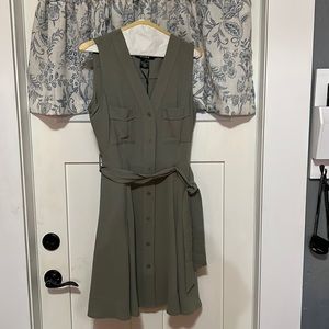 DKNY olive green dress SIZE 6